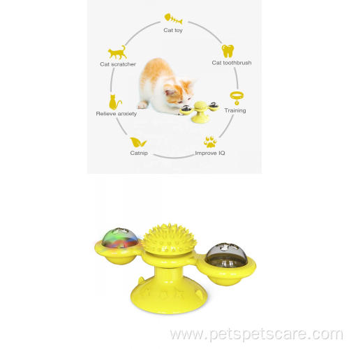 Pet Wholesale Interactive Windmill Cat Toy Cats